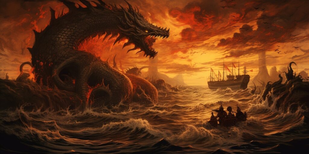 Are There Dragons In Norse Mythology? - Viking Style