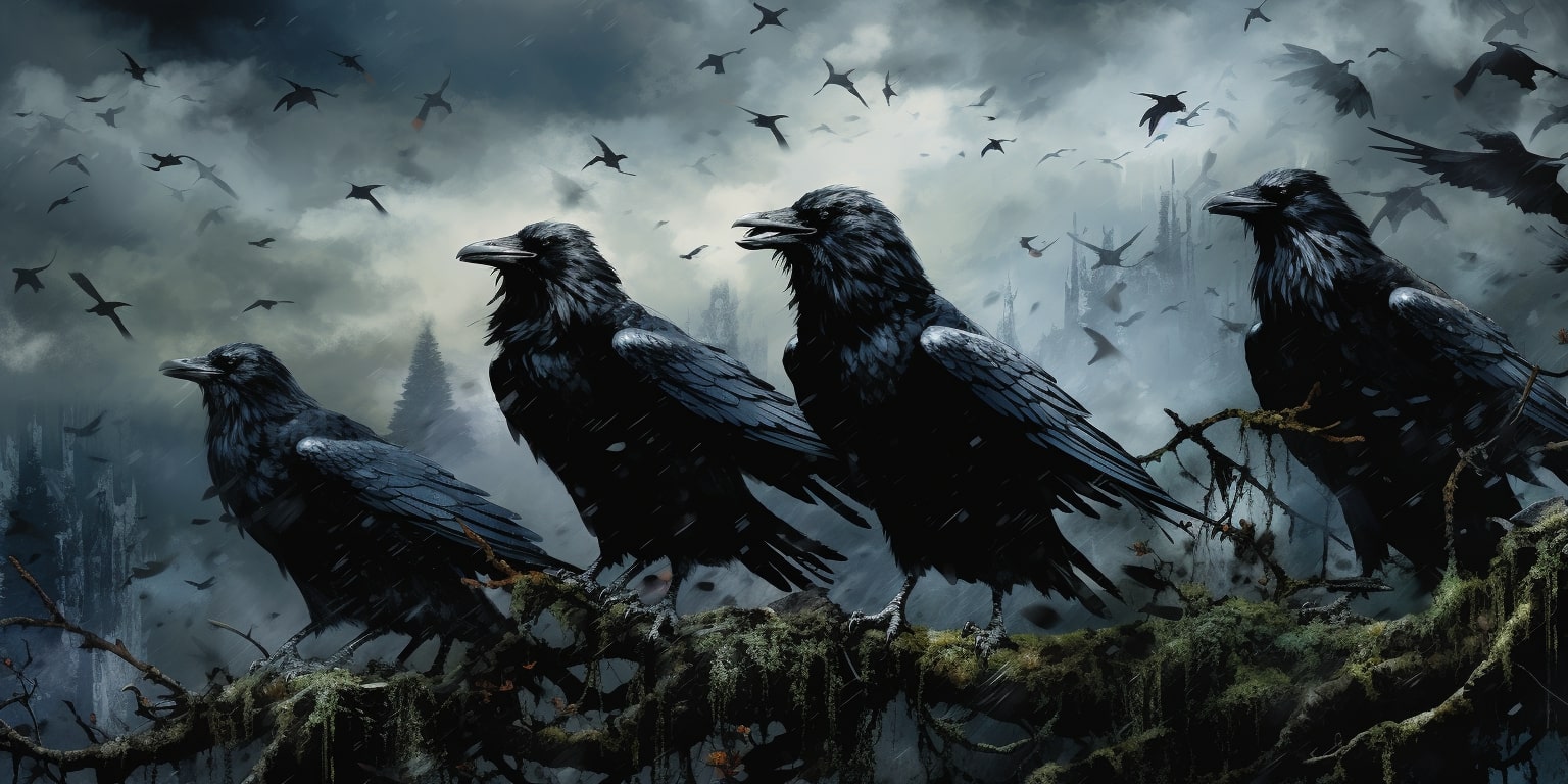 Exploring Norse Mythology: Odin’s Ravens Names - Viking Style