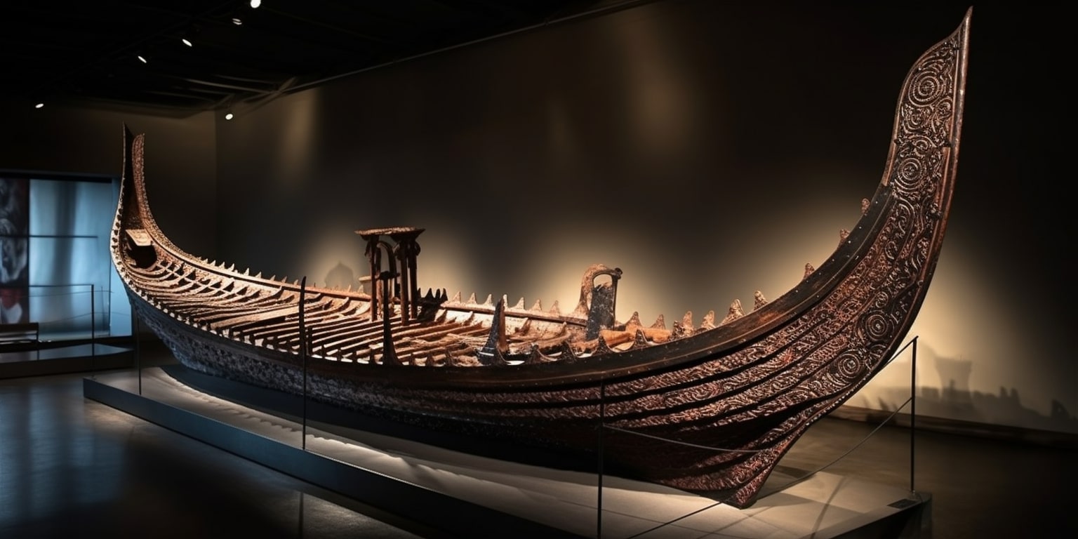 viking ship prow