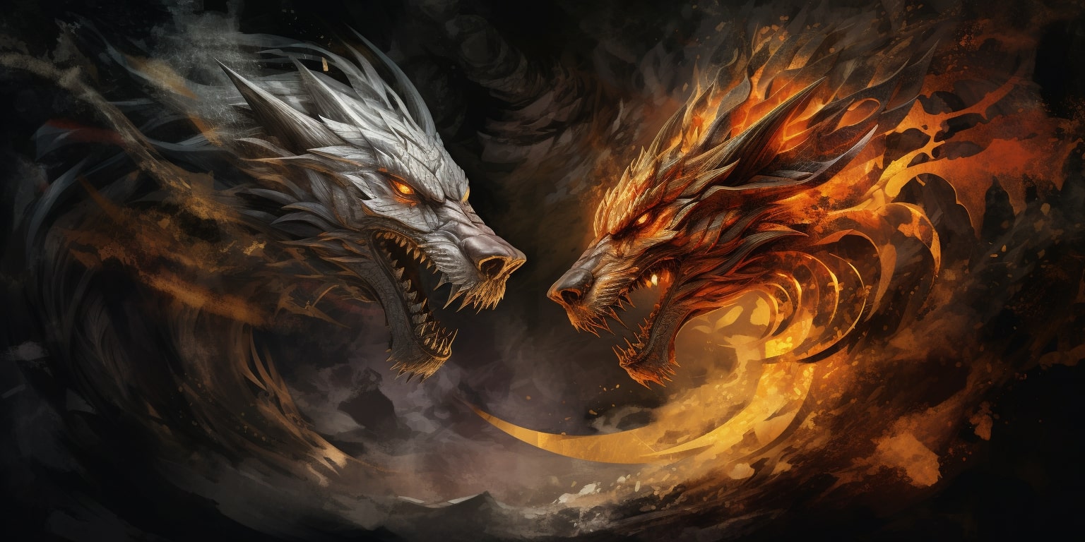 Different types of dragons from mythology and popular culture