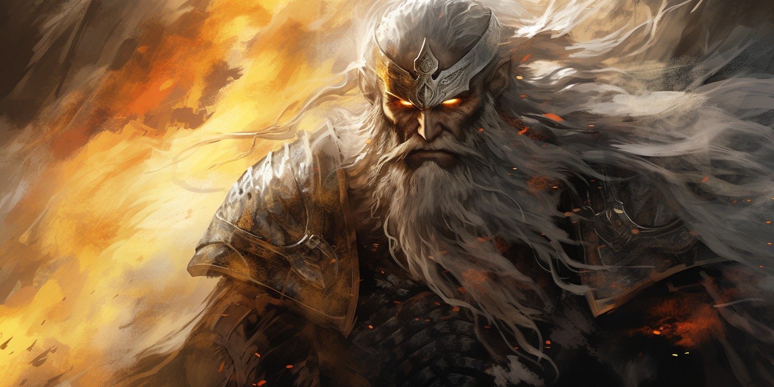 The Secrets of Odin - Norse Mythology God - Viking Style