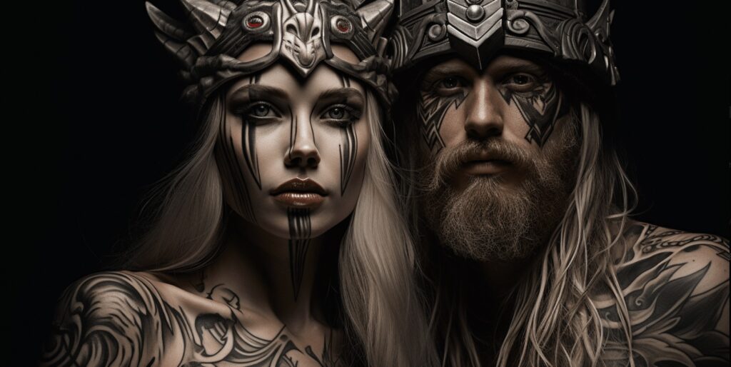 Couple Viking Tattoos