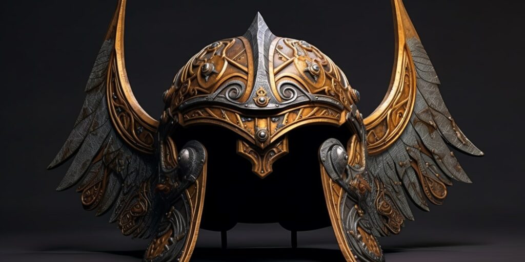 viking helmet with wings