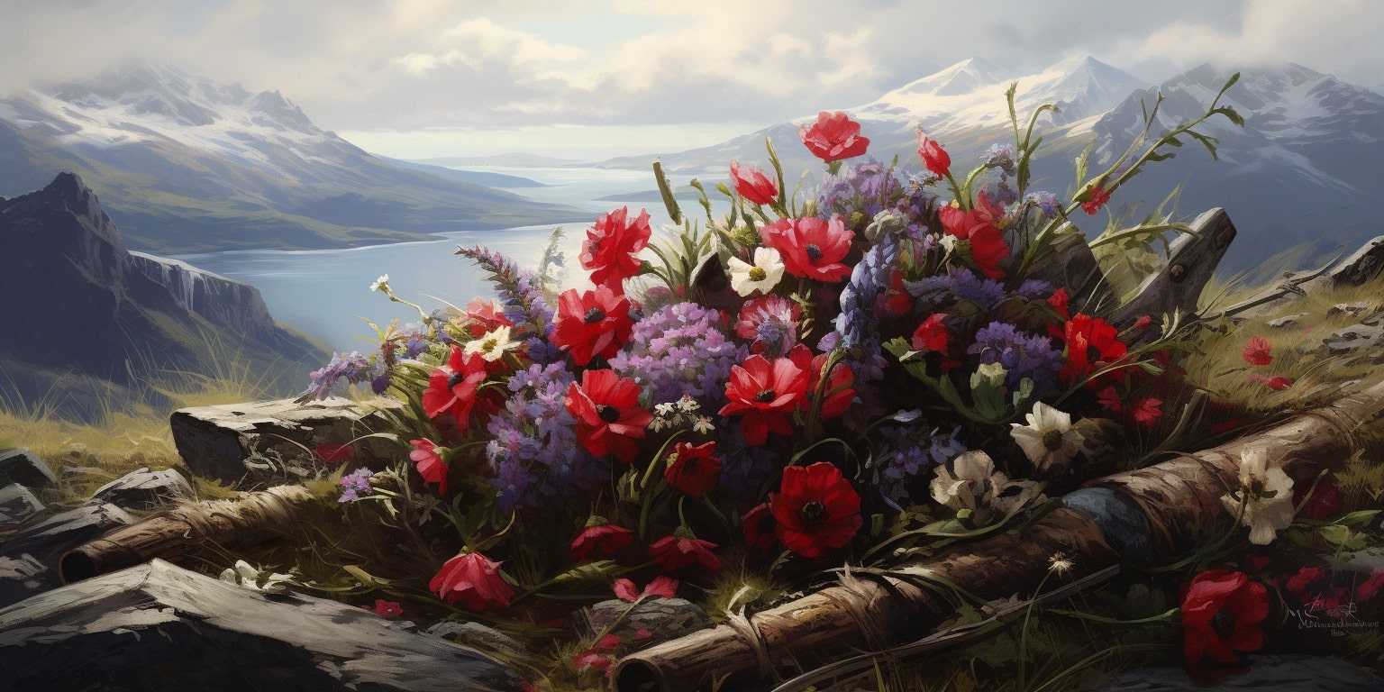 Flora of the North The Symbolic Viking Flowers and Their Meanings