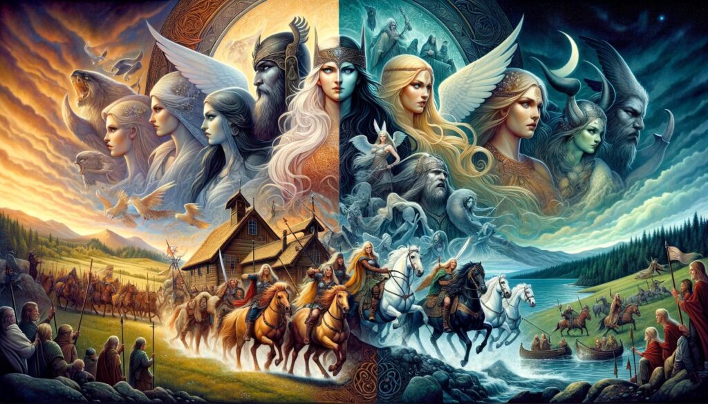 The Dísir and Valkyries: Comparing Female Figures in Norse Lore