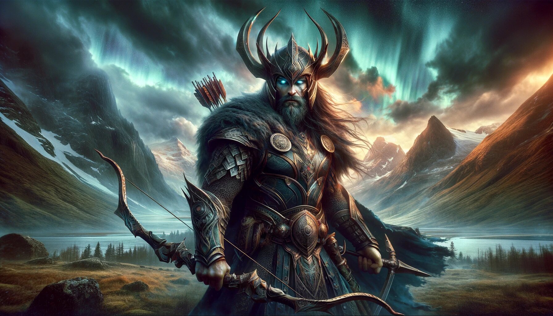 Vali Norse Mythology God - Viking Style