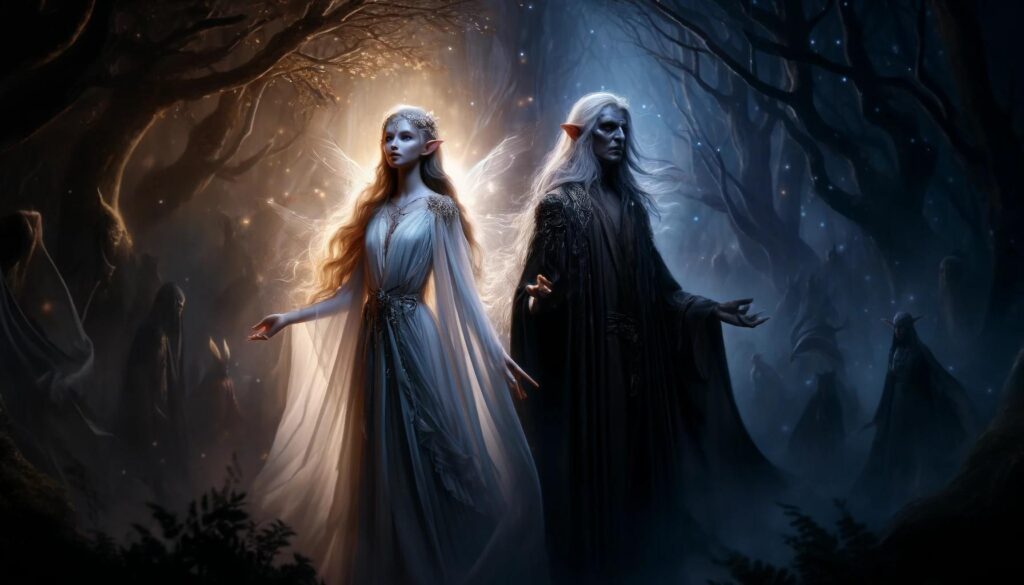 Between Light and Shadow: The Enigma of Light and Dark Elves