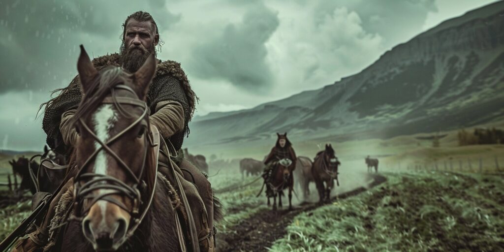 Vikings Use Horses for Transportation and Farming