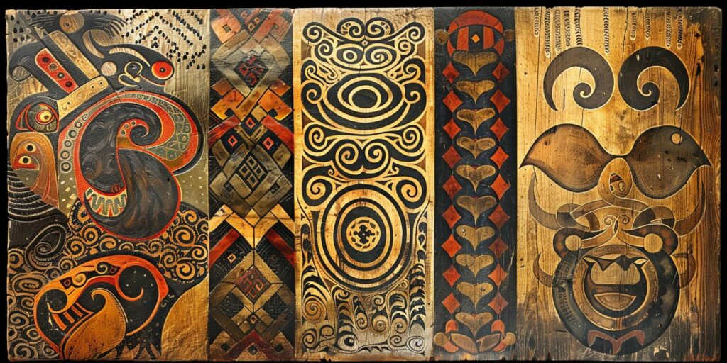 Oseberg Viking Art style