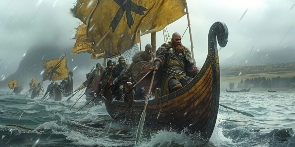Viking raiders