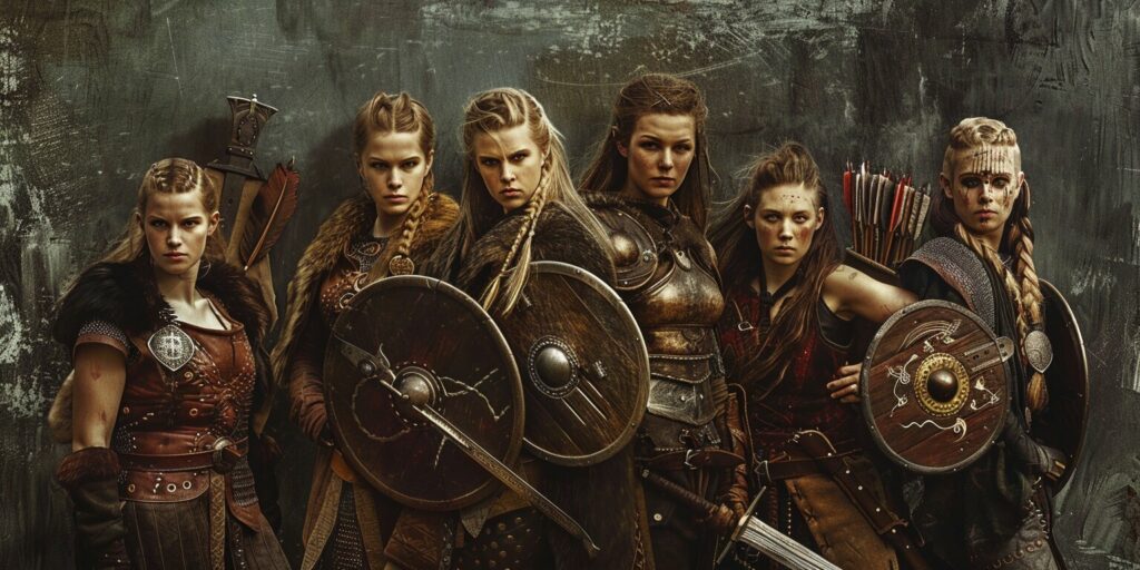 Women Viking warriors