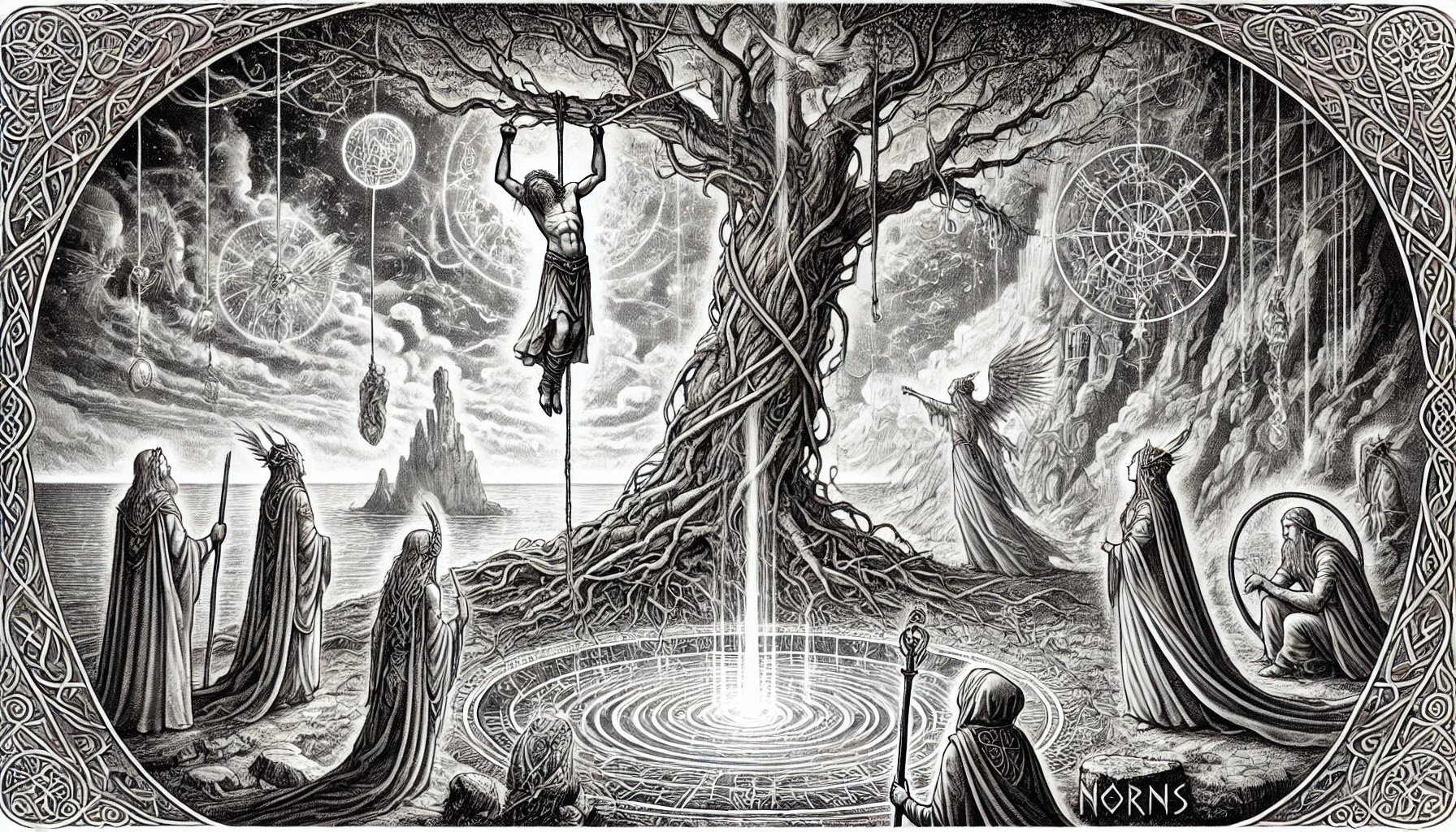 Odin Discovers The Runes Viking Style(00)