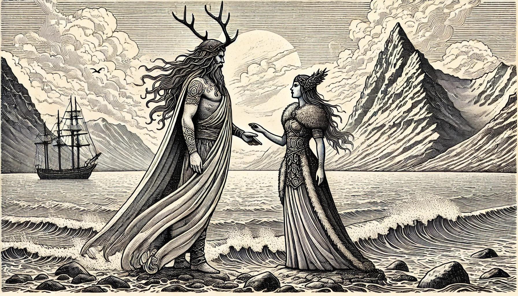 The Marriage of Njord and Skadi - Viking Style