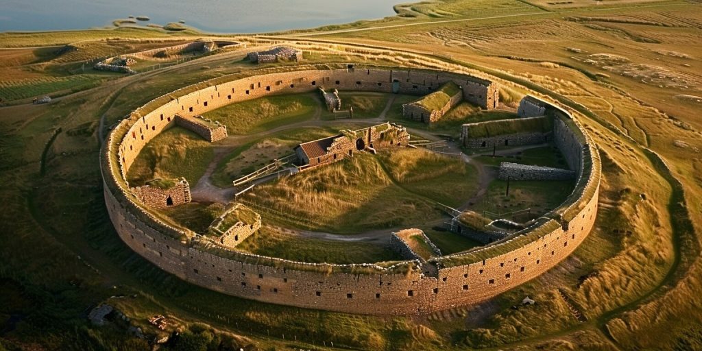 Viking castle sites