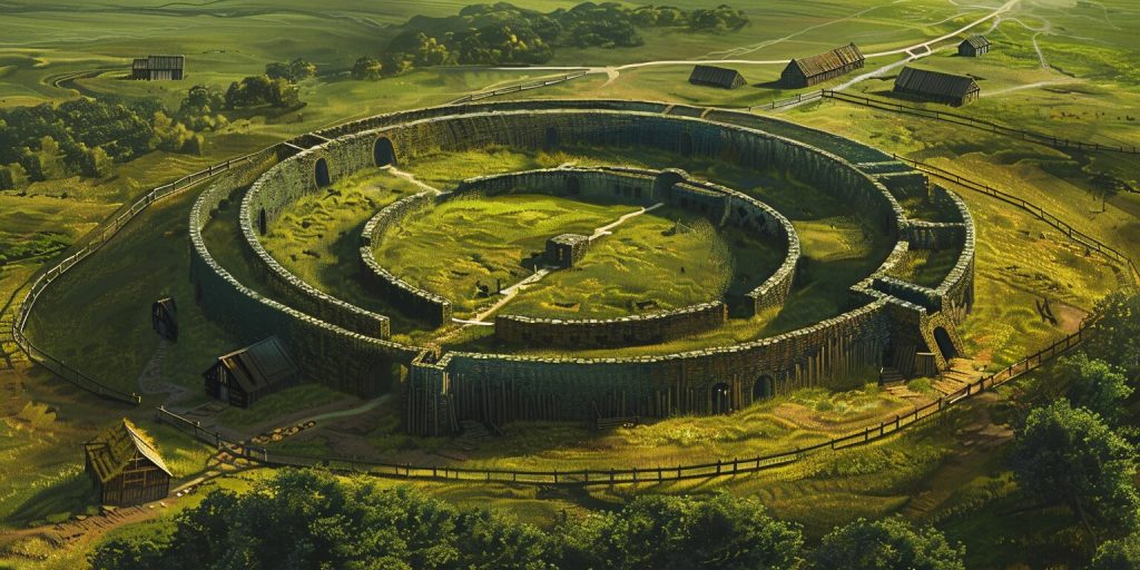 Viking ring fortress