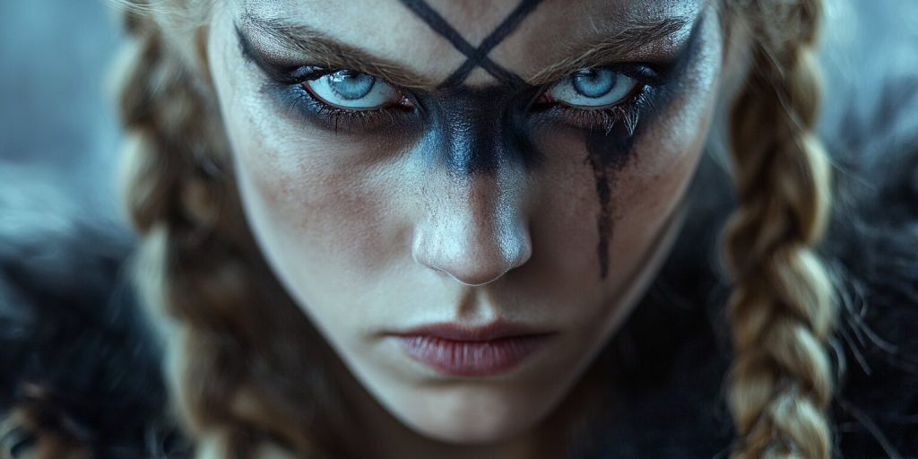 Viking Battle Makeup