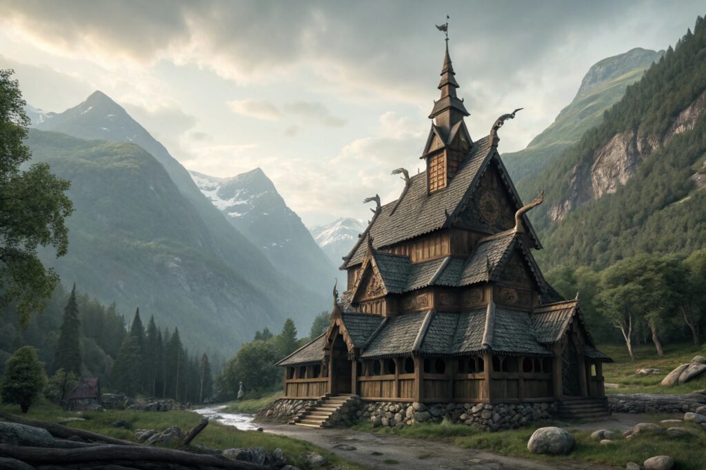 Viking contribution to medieval architecture