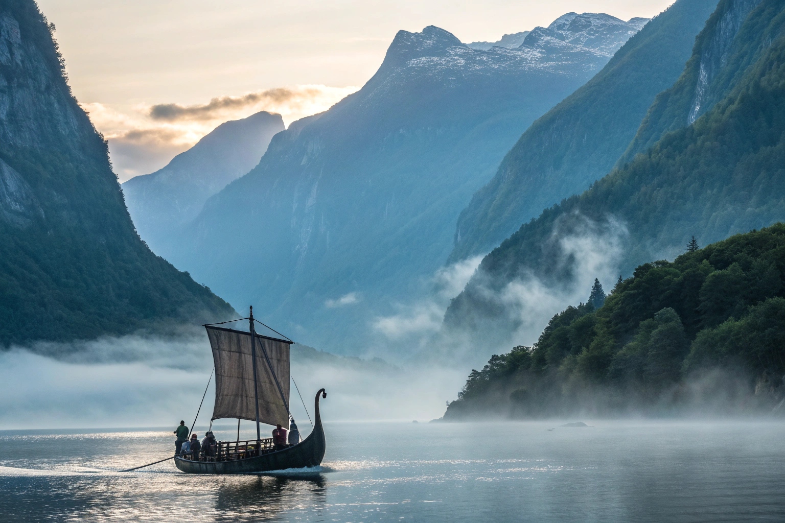 viking-longship-sailing-through-a-fjord