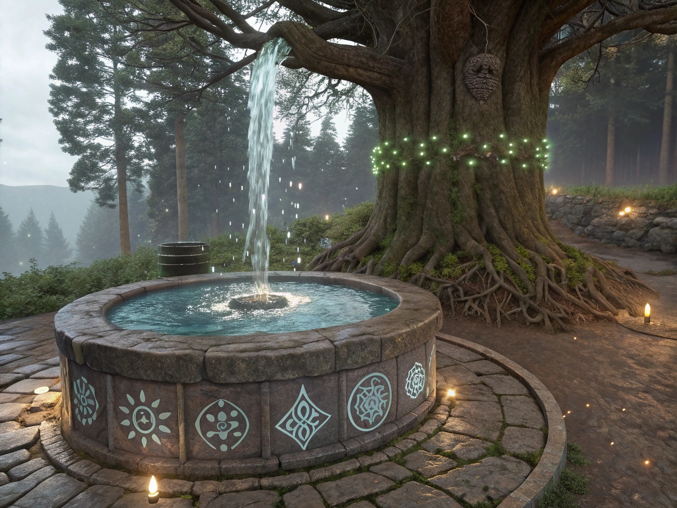 The Well of Urd and Yggdrasil